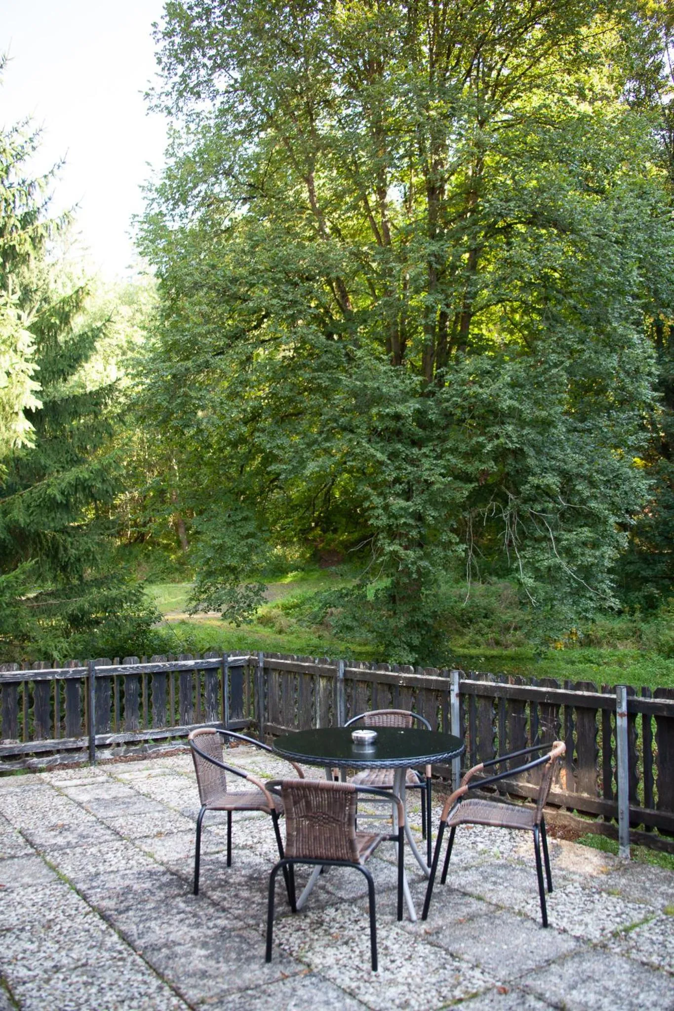 Balcony/Terrace in Waldhaus Wolfsbachmühle