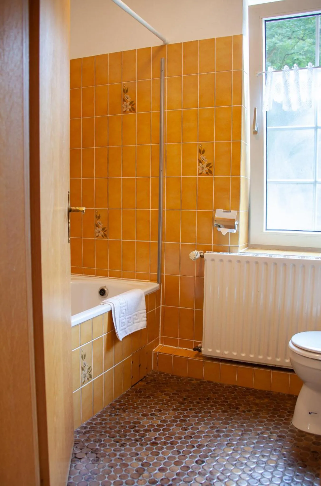 Bathroom in Waldhaus Wolfsbachmühle