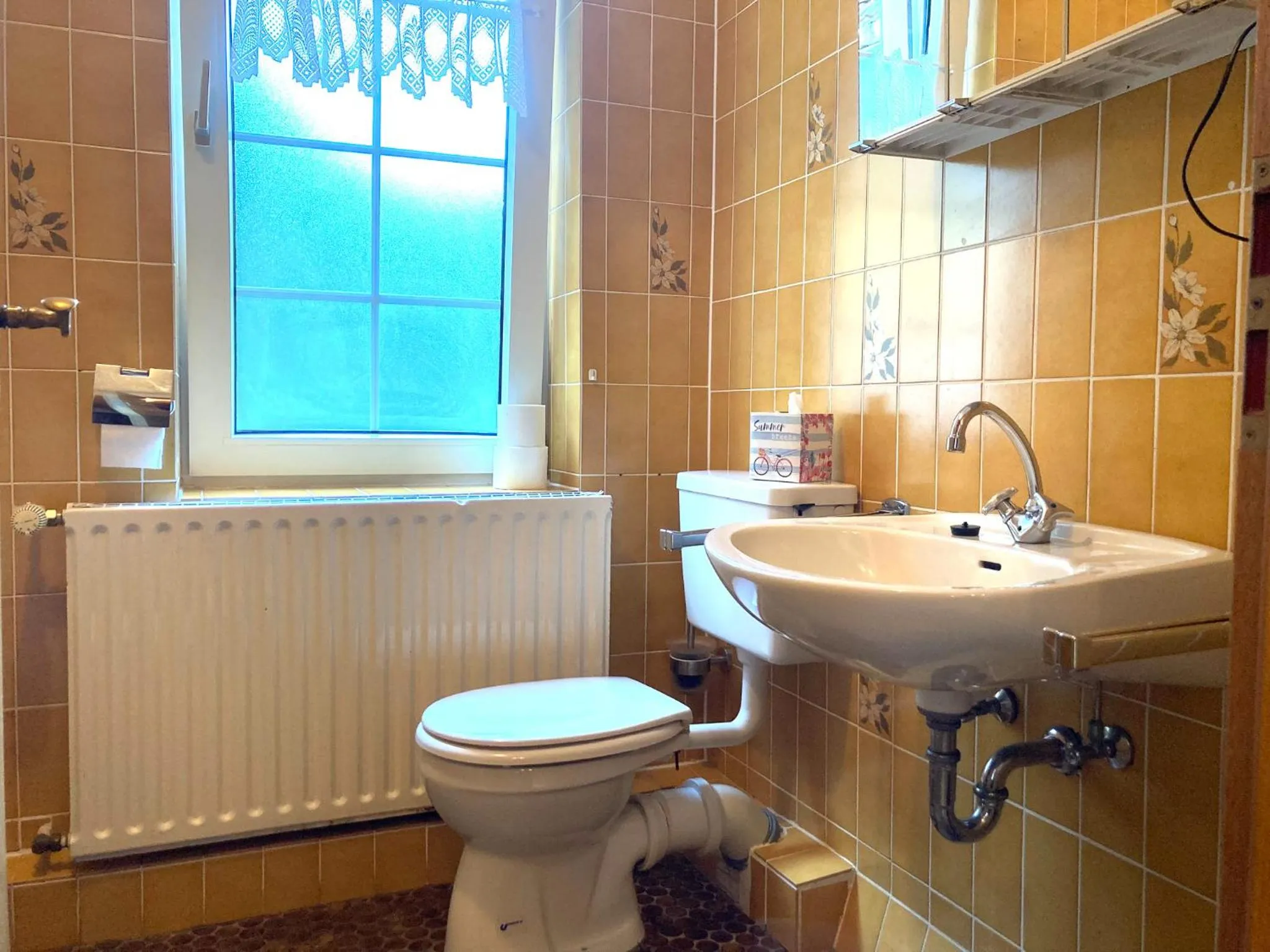 Bathroom in Waldhaus Wolfsbachmühle
