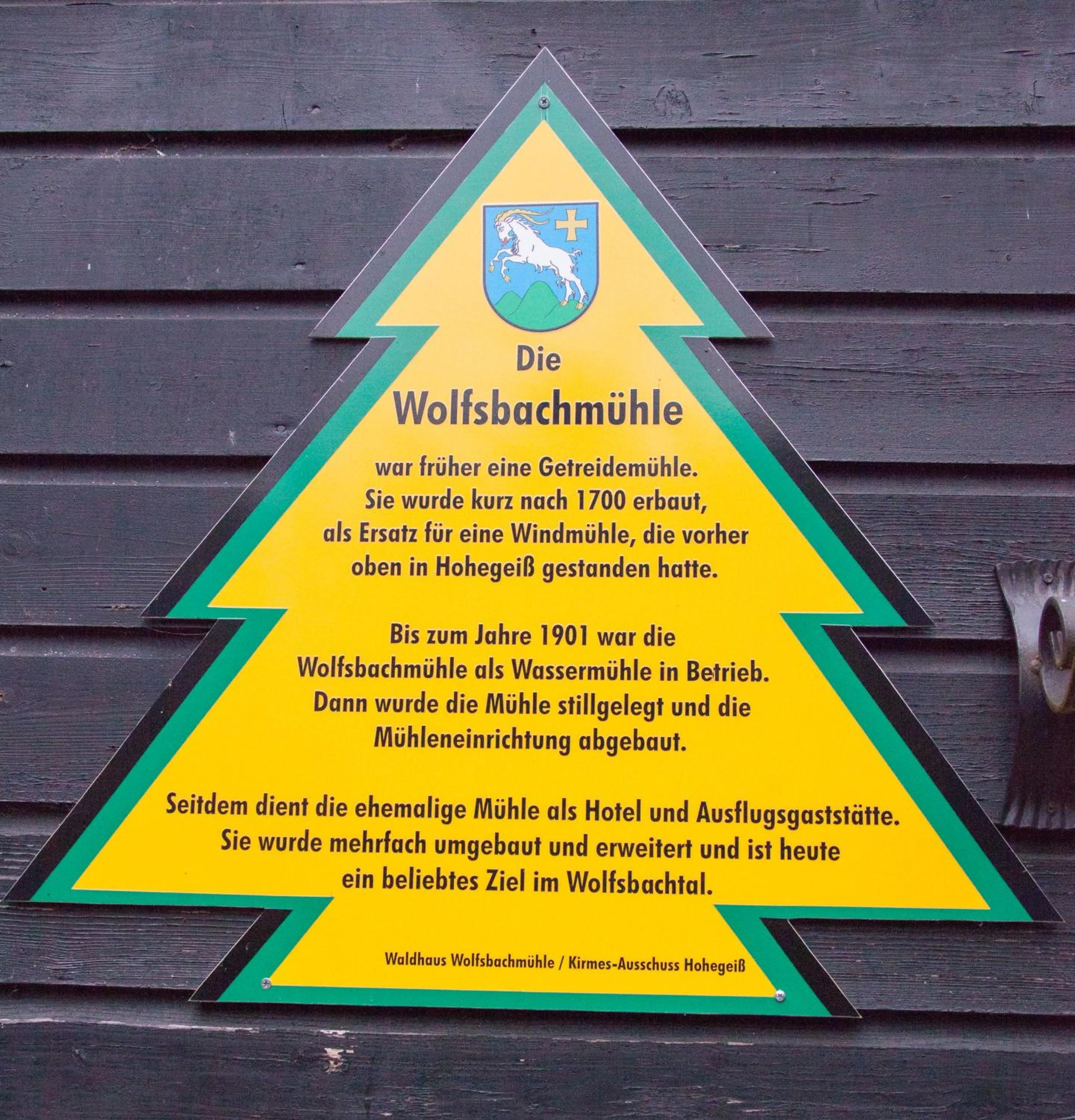 Property logo or sign in Waldhaus Wolfsbachmühle