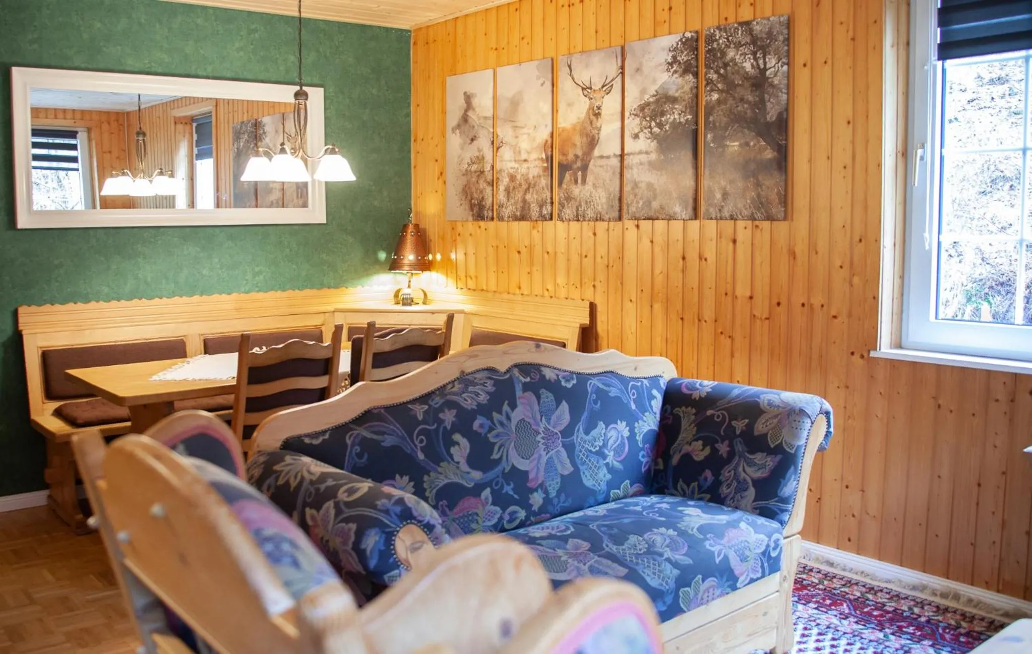 Living room in Waldhaus Wolfsbachmühle