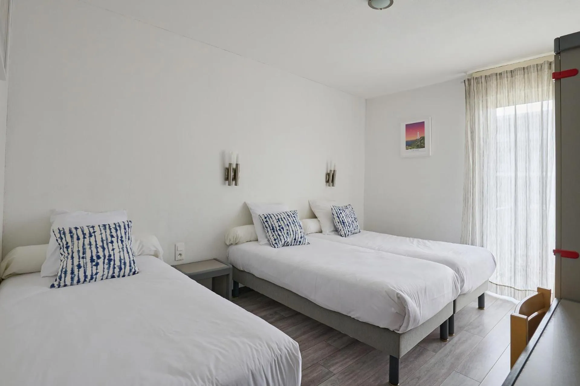 Bedroom, Bed in Hôtel Les Mimosas