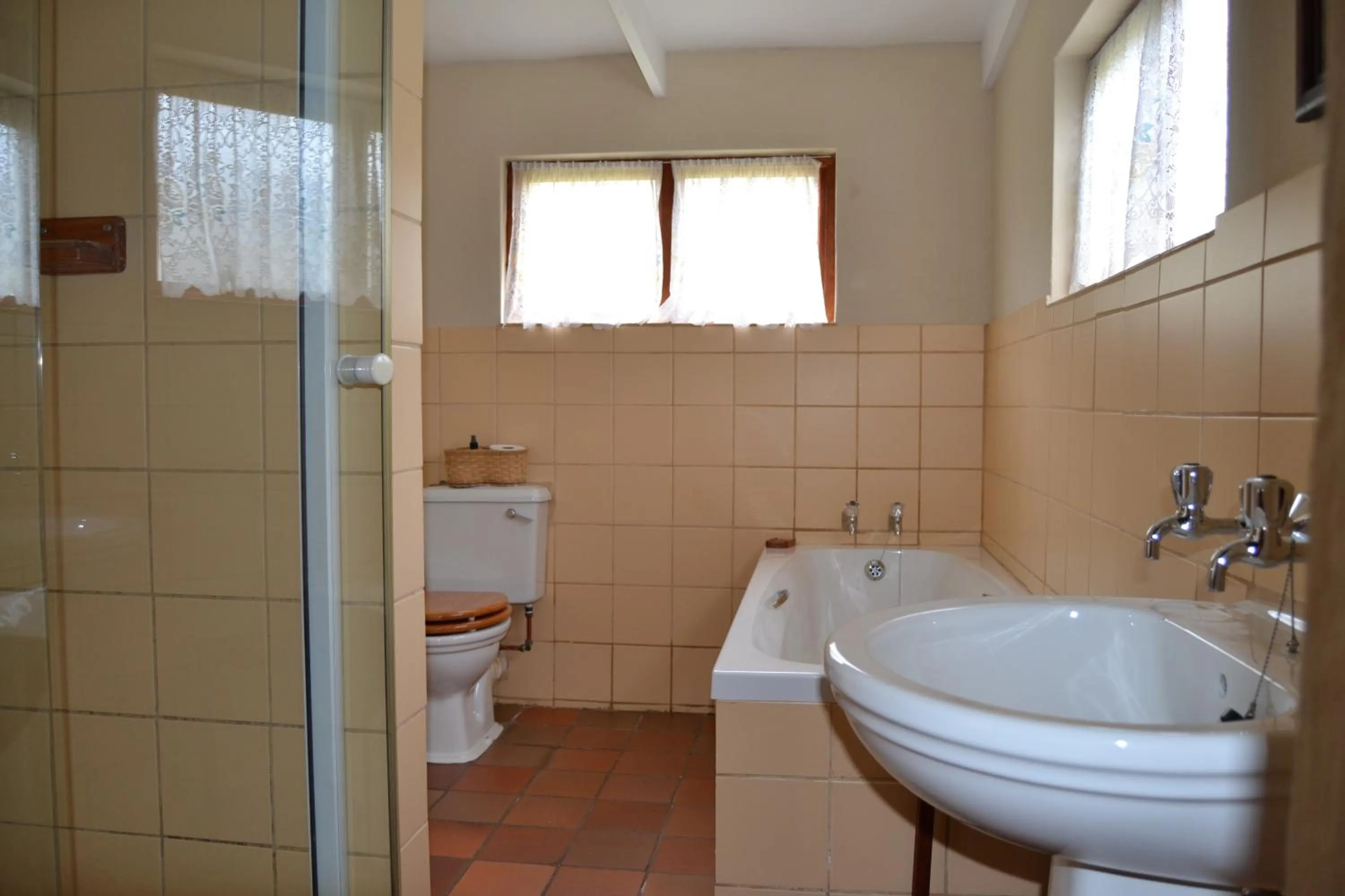 Bathroom in Over The Mountain Guest Farm