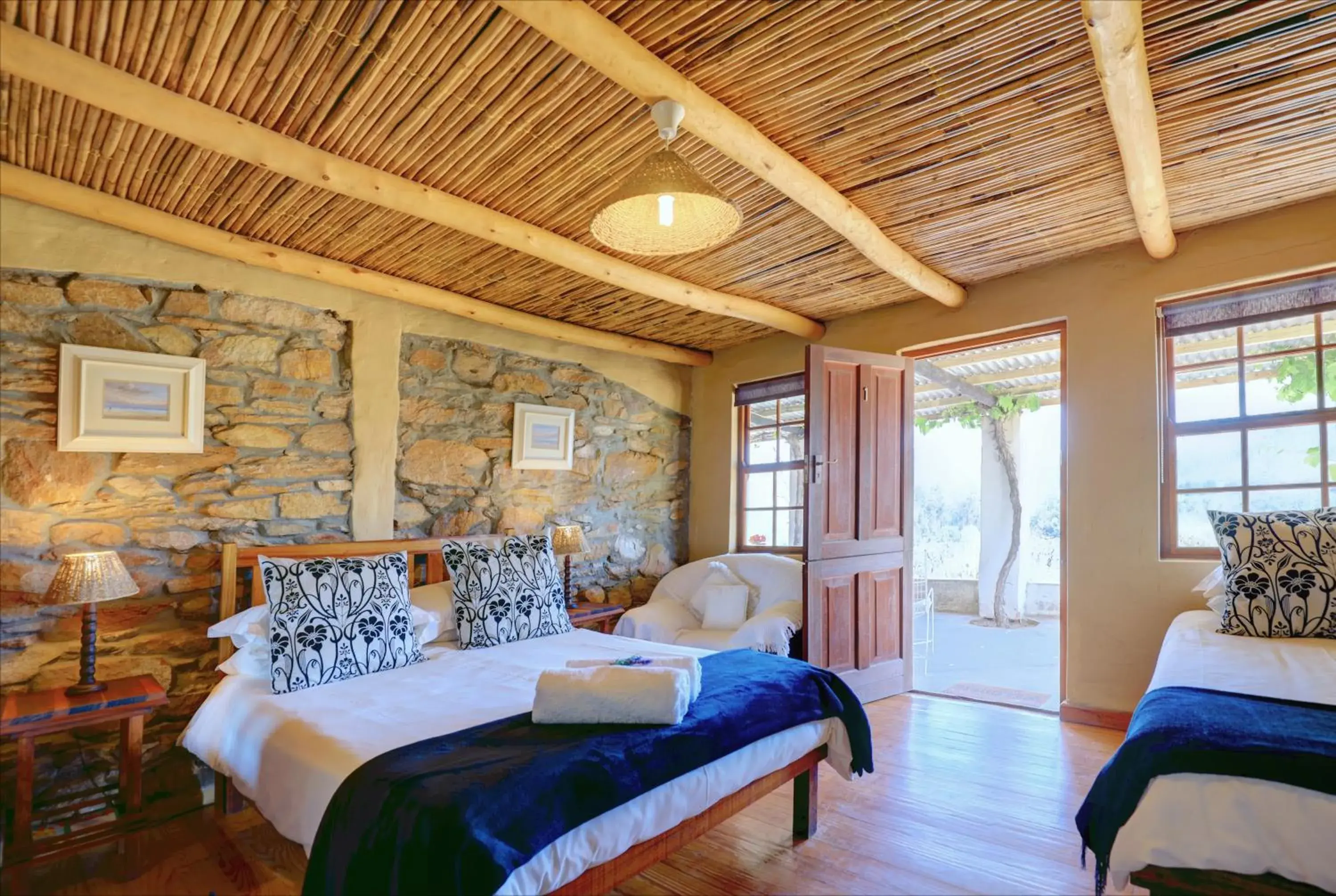 Standard Triple Room in Over The Mountain Guest Farm Standard Triple Room in Over The Mountain Guest Farm