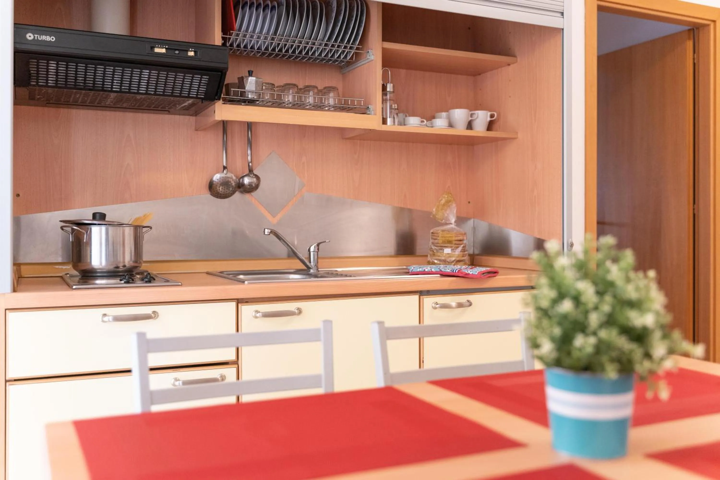 Kitchen or kitchenette in Residence l'Appartamento