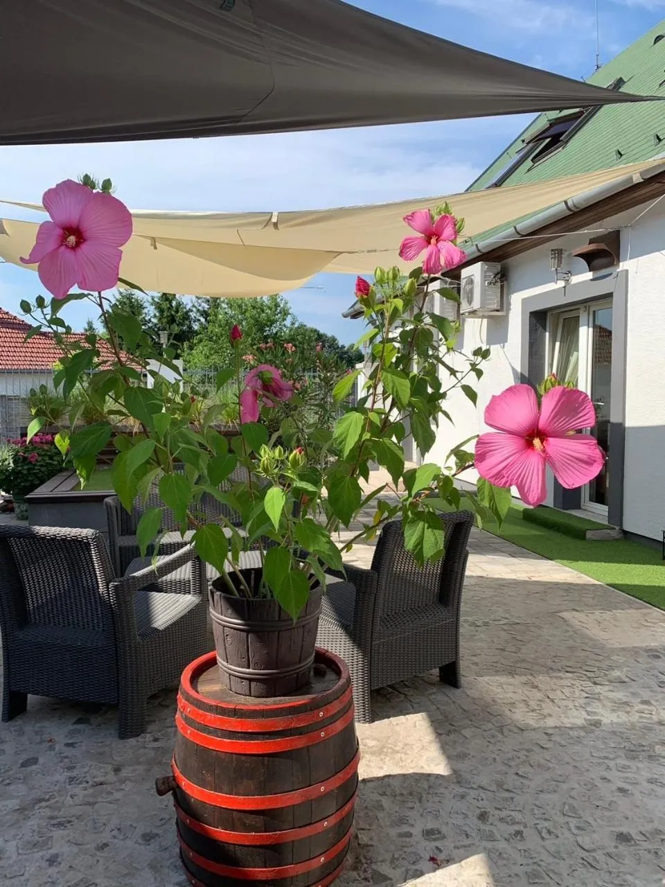 Inner courtyard view in MiLLER's Inn Panzió és Étterem