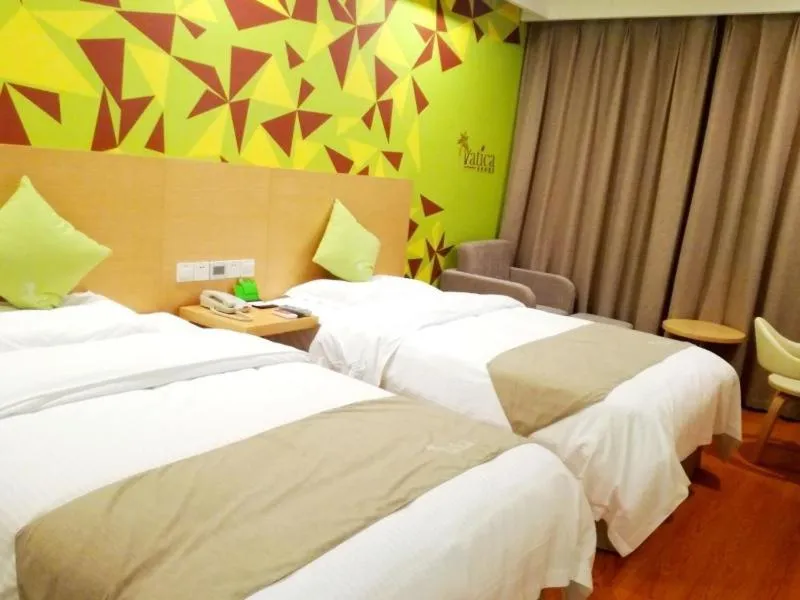 Bed in Vatica Xuzhou Suining Bus Station Building Materials City Hotel