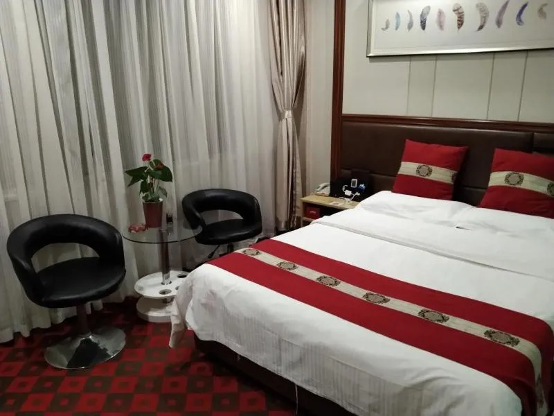Bed in GreenTree Alliance Xinyang Pingqiao District Nanjing Road Dongyang Hotel