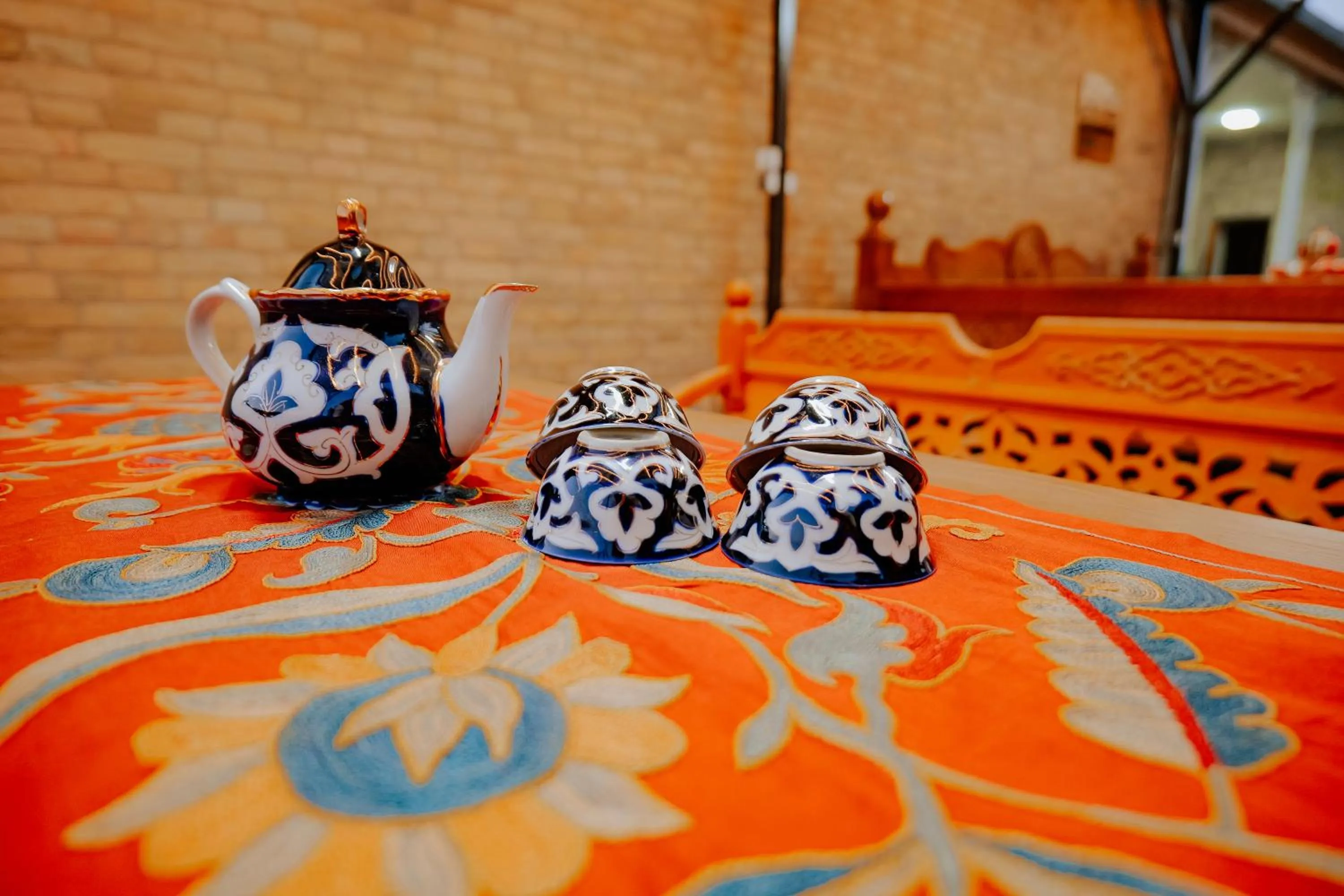 Decorative detail in Imperial Palace Bukhara