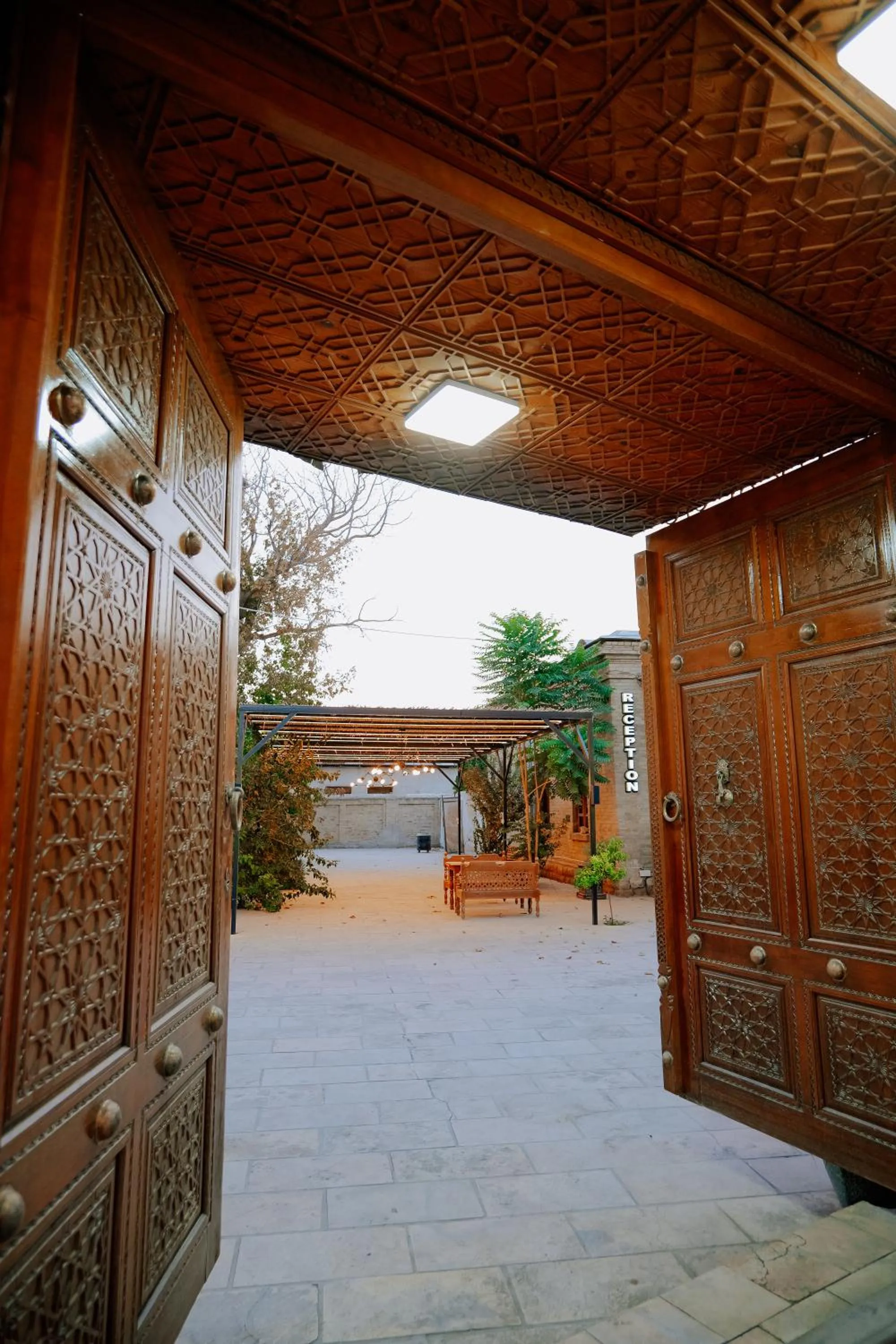 Facade/entrance in Imperial Palace Bukhara