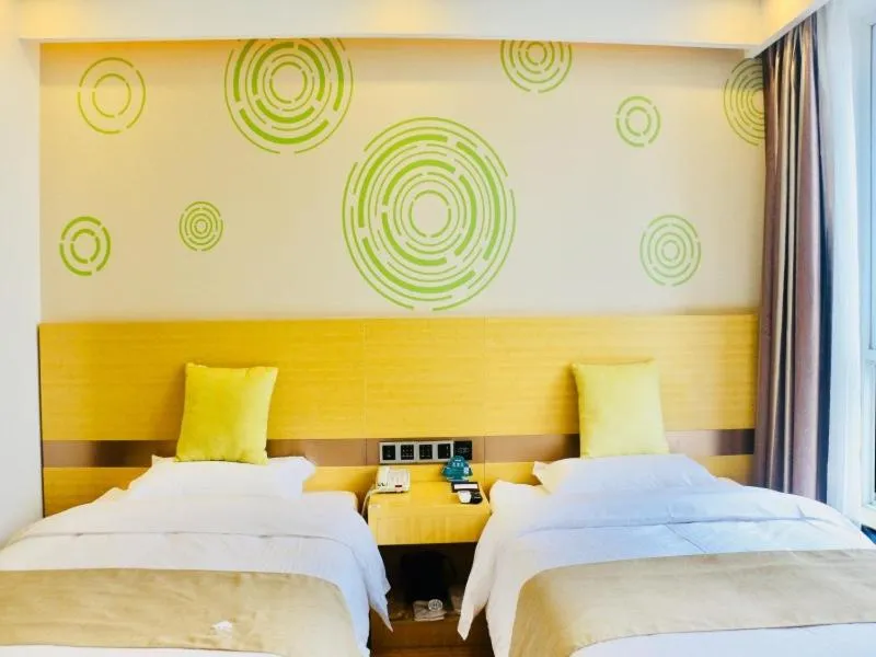 Bed in GreenTree Inn HuaiAn Area for development Shenzhen East Road Express Hotel