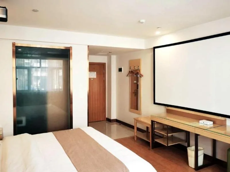 Bed in GreenTree Inn Anhui Suzhou city Si District Bianhe Avenue Business Hotel