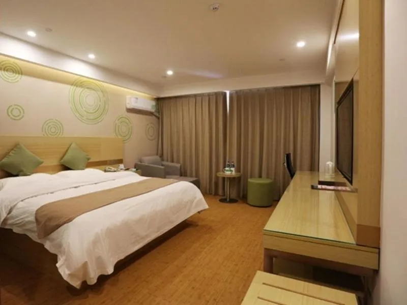 Bed in GreenTree Inn Anhui Suzhou city Si District Bianhe Avenue Business Hotel