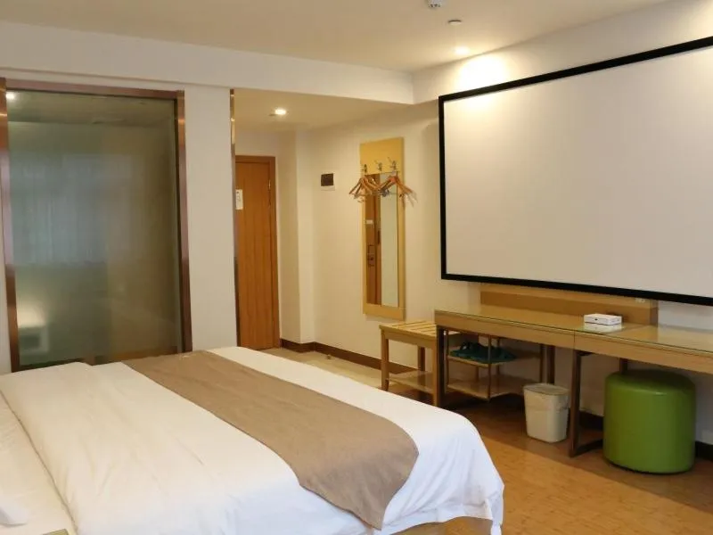Bed in GreenTree Inn Anhui Suzhou city Si District Bianhe Avenue Business Hotel