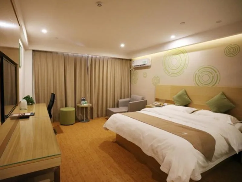 Bed in GreenTree Inn Anhui Suzhou city Si District Bianhe Avenue Business Hotel