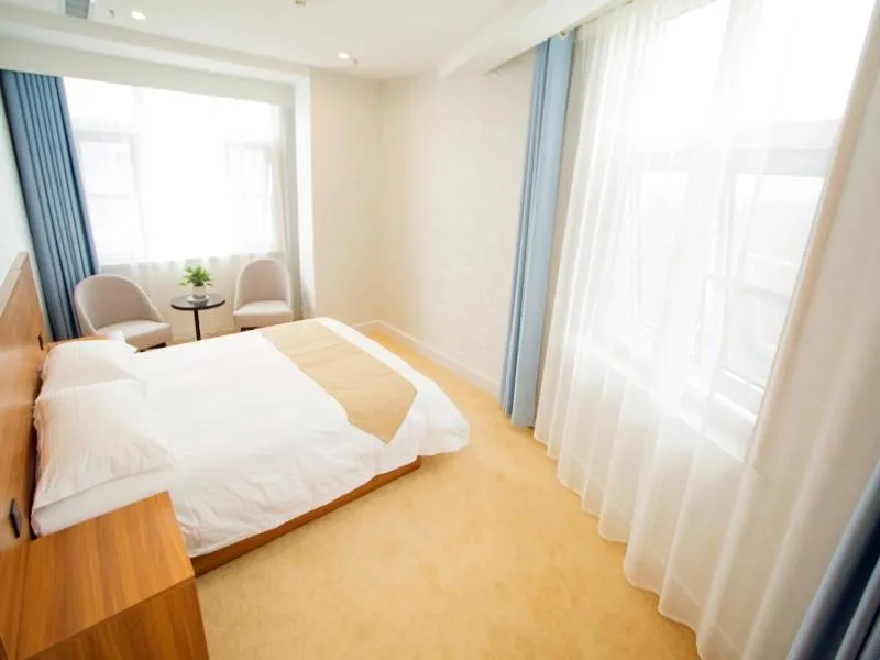 Bed in GreenTree Inn Liao Cheng Shen Country Bus Station Business Hotel