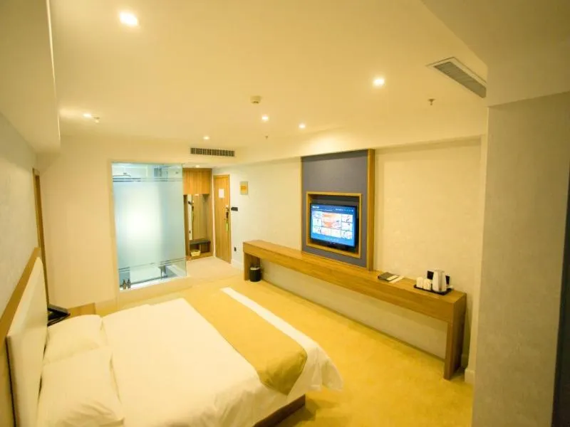 Bed in GreenTree Inn Liao Cheng Shen Country Bus Station Business Hotel