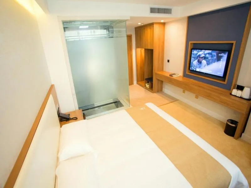 Bed in GreenTree Inn Liao Cheng Shen Country Bus Station Business Hotel