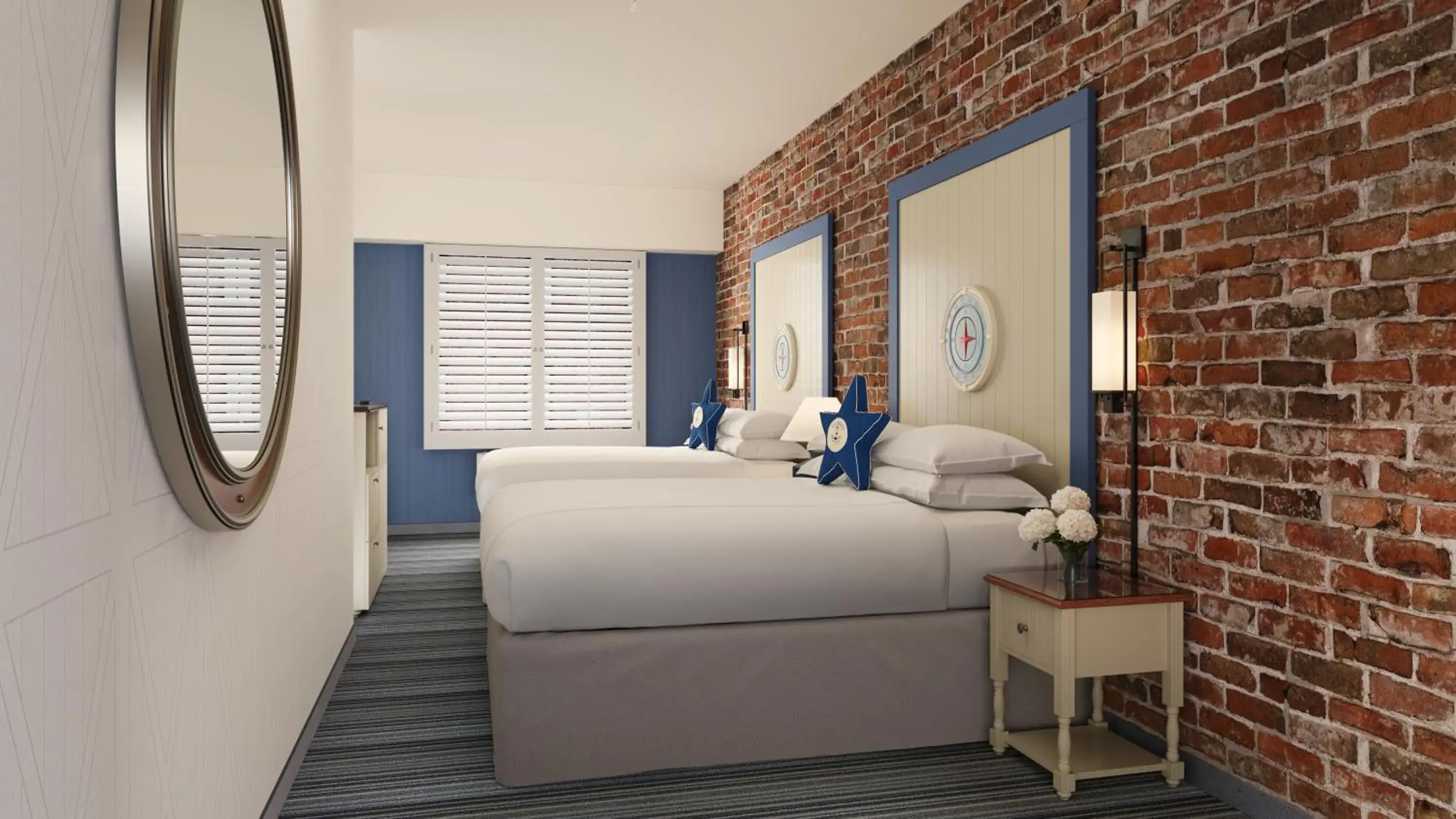 Queen Room with Two Queen Beds in Argonaut Hotel, a Noble House Hotel Queen Room with Two Queen Beds in Argonaut Hotel, a Noble House Hotel