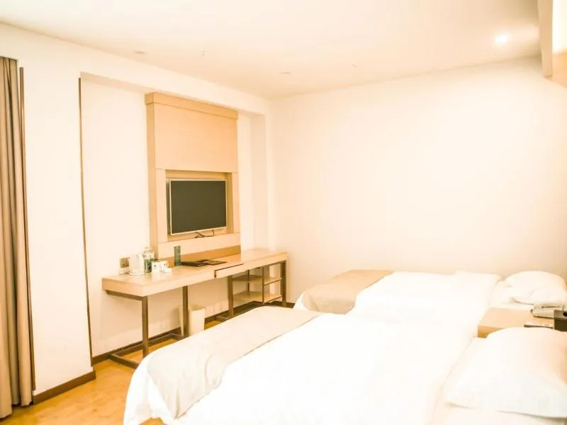 Bed in GreenTree Inn Heze Yucheng County Dongcheng International Business Hotel