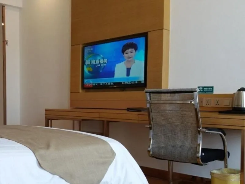 Bed in GreenTree Inn Heze Yucheng County Dongcheng International Business Hotel