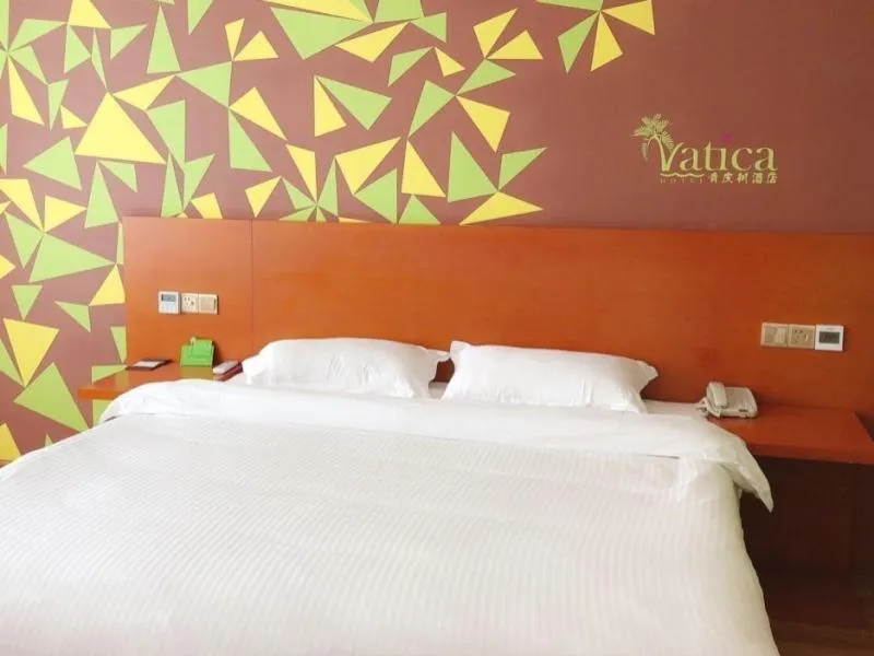 Bed in Vatica Fuyang Linquan County Tenghui International City Hotel