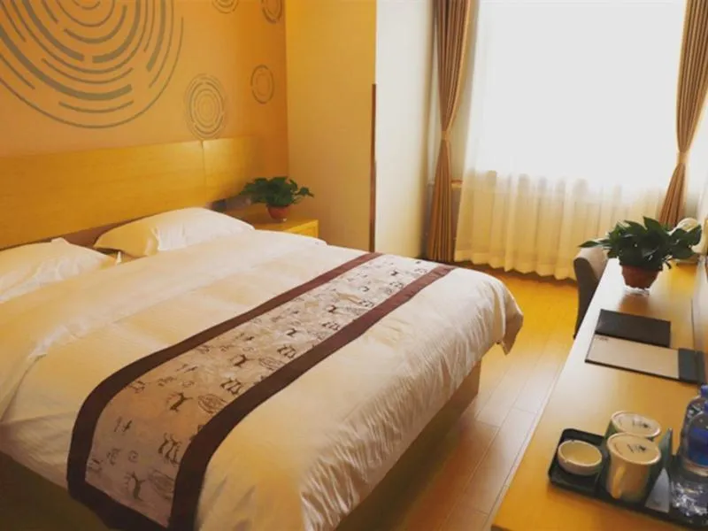 Bed in GreenTree Inn Shenyang Shengjing Hospital Shenyang Liaol Road Business Hotel