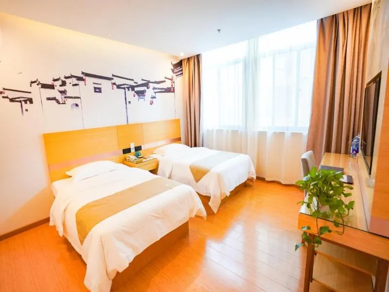Bed in GreenTree Inn Hefei Fuyang North Road Beicheng Shuangfeng Industrial Park Business Hotel