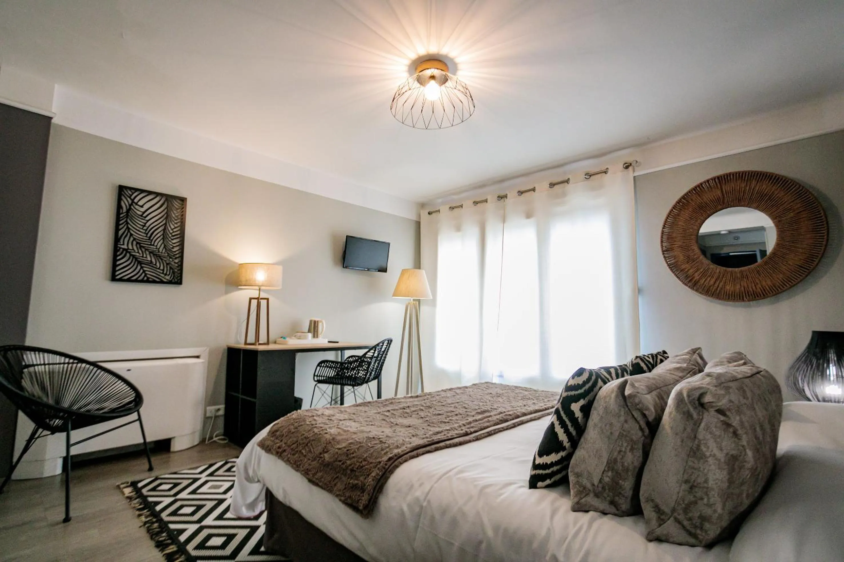 Bed in Hôtel Spunta Di Mare