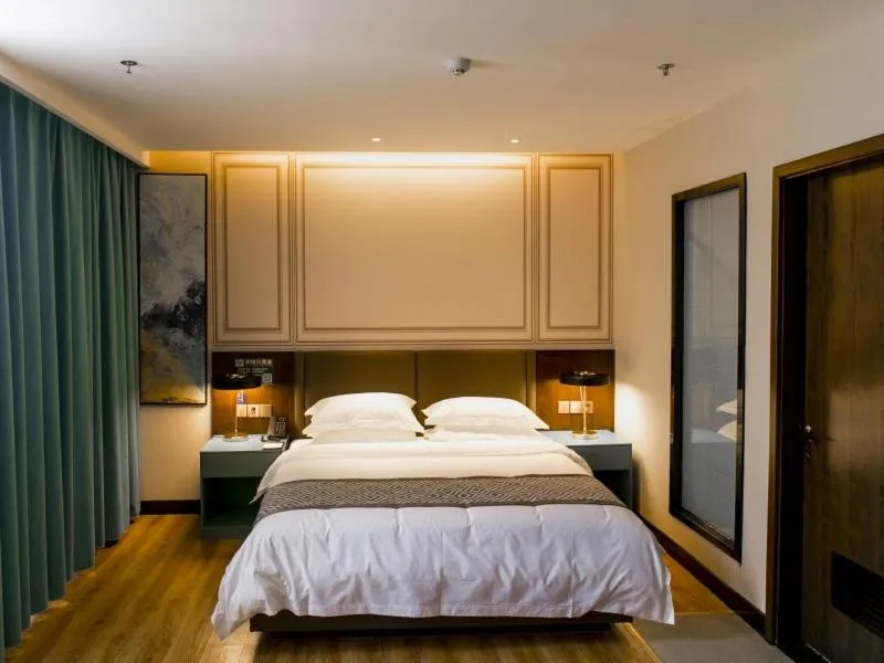 Bed in GME Bozhou Qiaocheng District Jian'an Road Railway Station Hotel