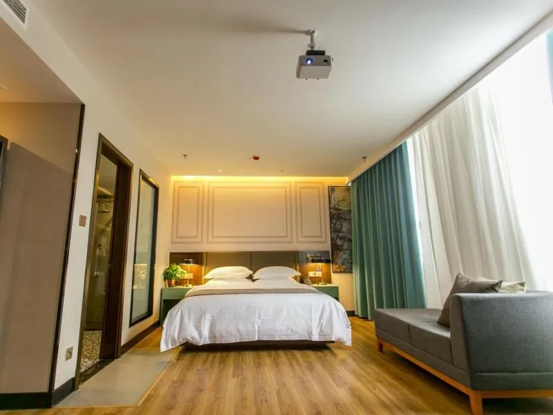 Bed in GME Bozhou Qiaocheng District Jian'an Road Railway Station Hotel