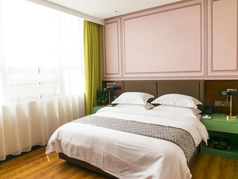 Bed in GME Bozhou Qiaocheng District Jian'an Road Railway Station Hotel