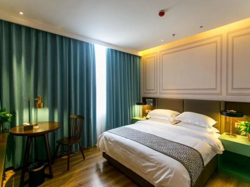 Bed in GME Bozhou Qiaocheng District Jian'an Road Railway Station Hotel