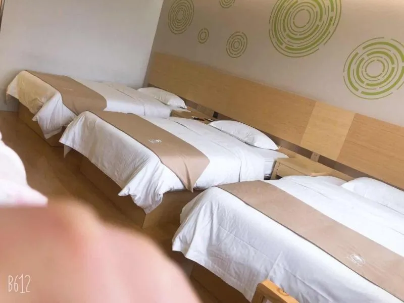 Bed in GreenTree Inn Xuzhou Economic Development Zone Da Miaozhen Business Hotel