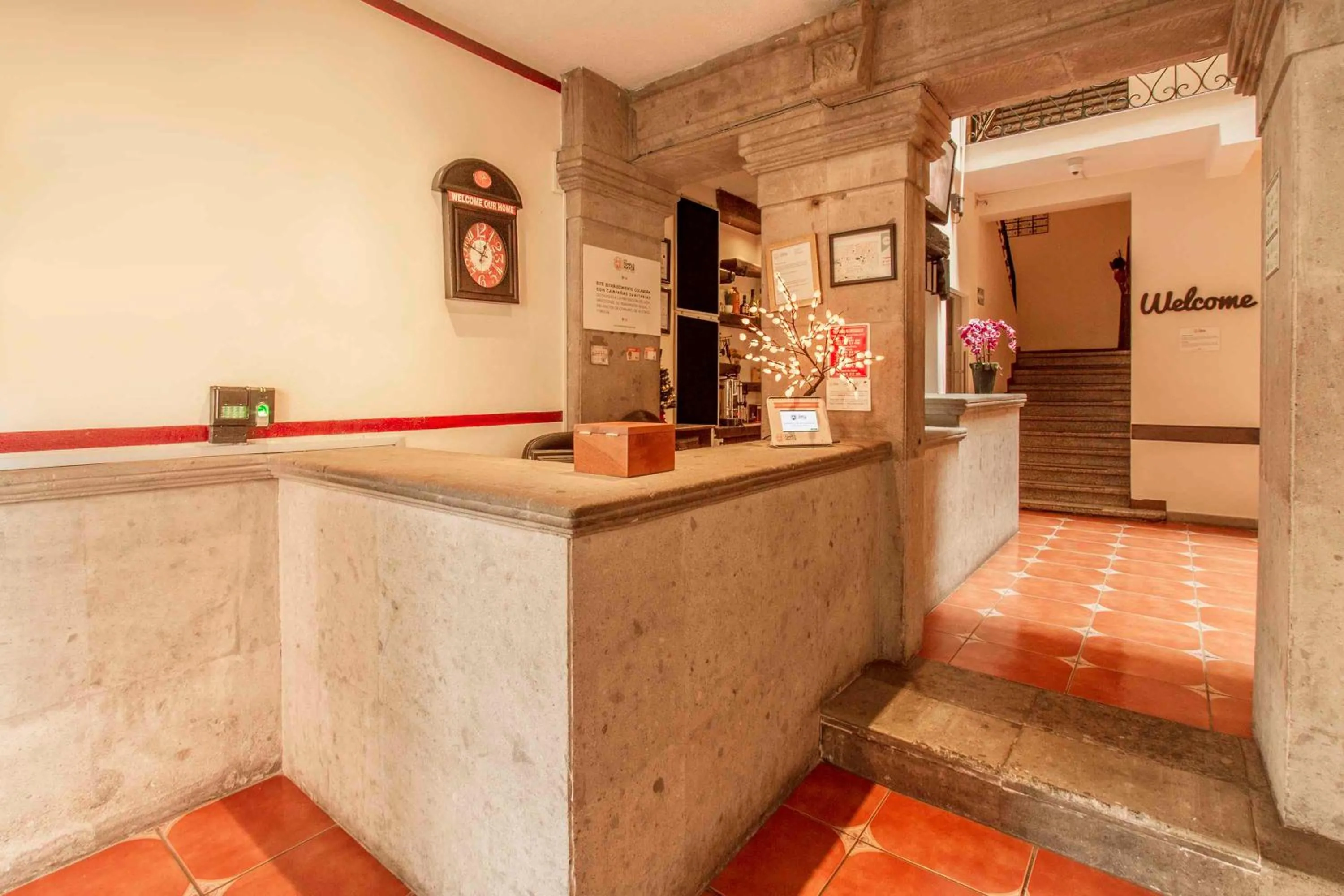 Lobby or reception in Hotel Templo Mayor