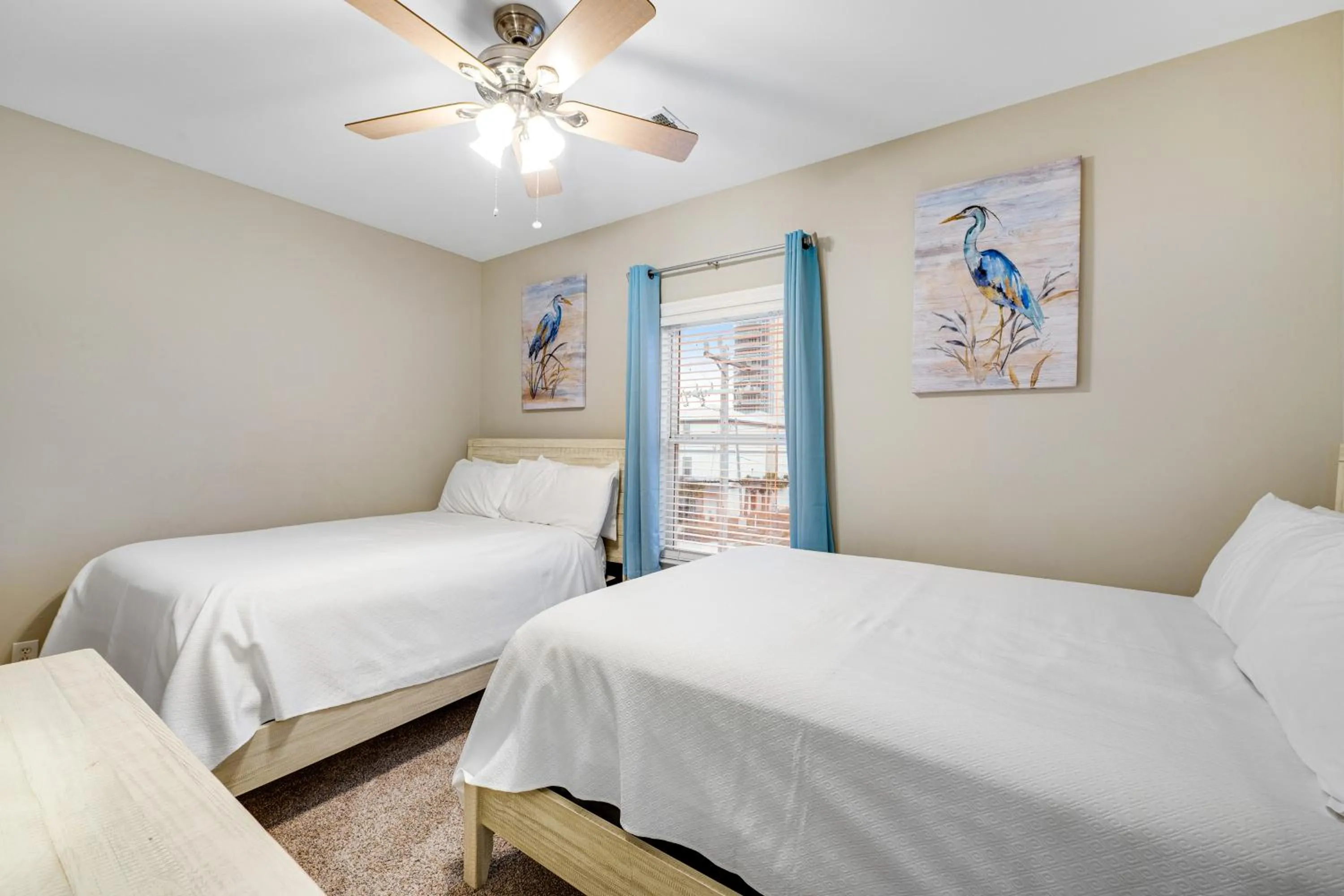Bed in Wave Dancer by Meyer Vacation Rentals