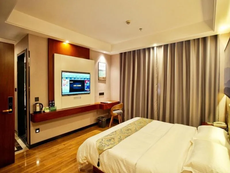 Bed in GreenTree Alliance Changzhou Jintan District Dongmen Street Hotel Hotel