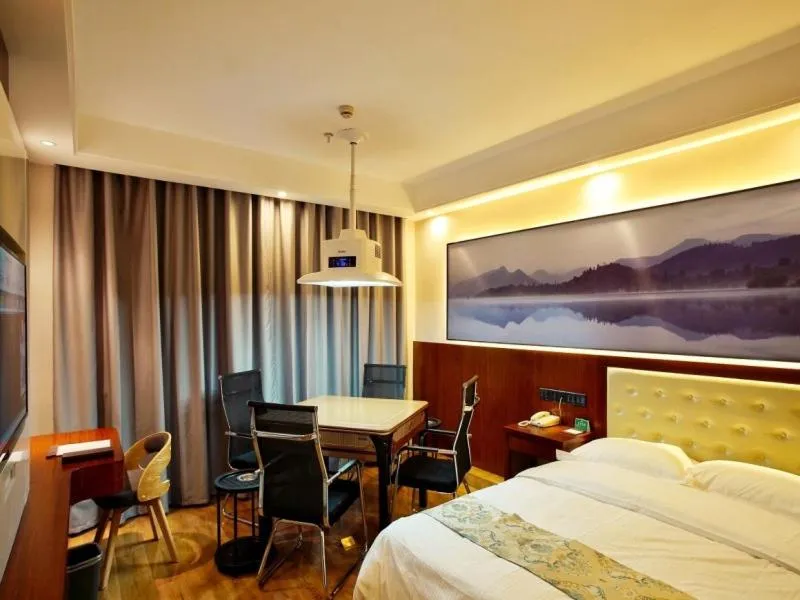 Bed in GreenTree Alliance Changzhou Jintan District Dongmen Street Hotel Hotel