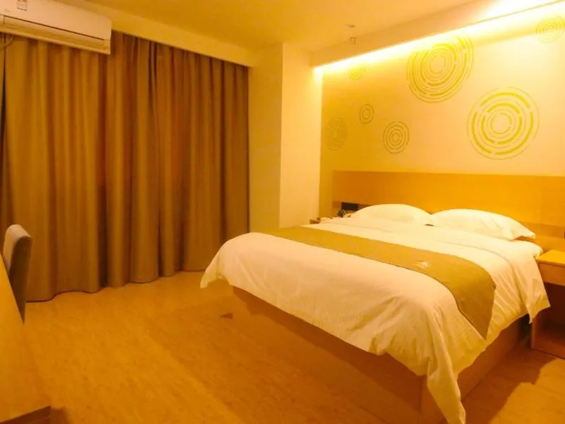 Bed in GreenTree Inn Texas Linyi County Jibei Bus Terminal Express Hotel