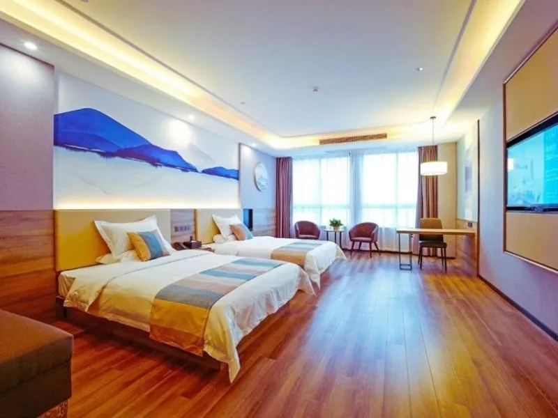 Bed in VX Changzhou Jintan District Red Star Macalline Hotel