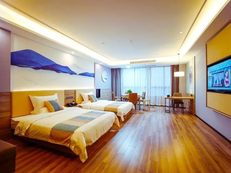 Bed in VX Changzhou Jintan District Red Star Macalline Hotel