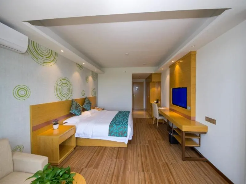 Bed in GreenTree Inn Qionghai Boao Railway Station Business Hotel