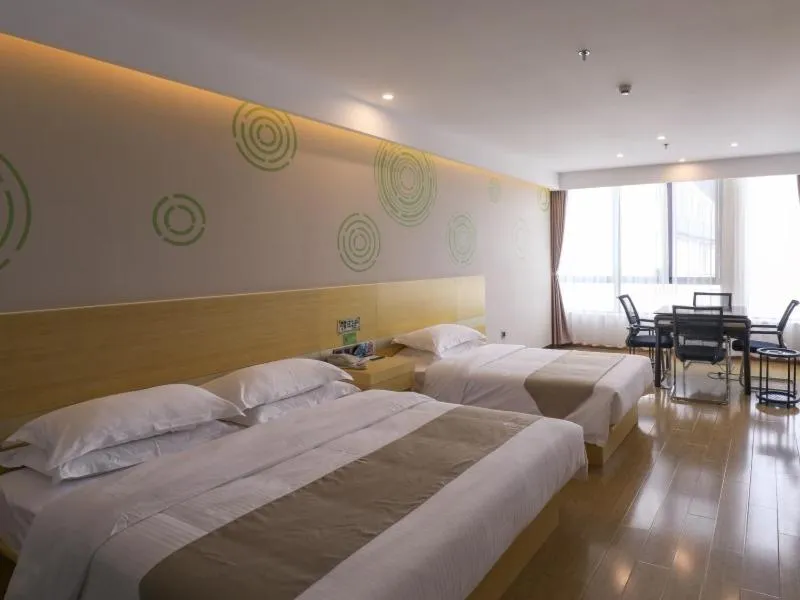 Bed in GreenTree Inn Wuxi Rongchuang cultural Tourism City Nanquan Town Business Hotel