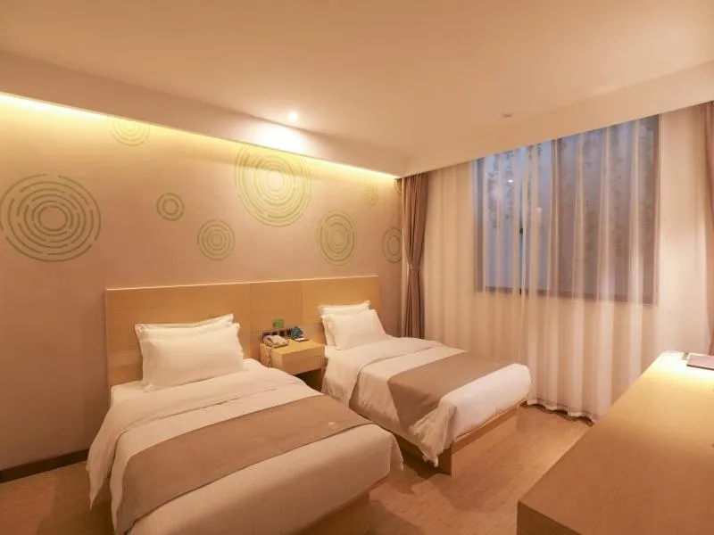 Bed in GreenTree Inn Wuxi Rongchuang cultural Tourism City Nanquan Town Business Hotel