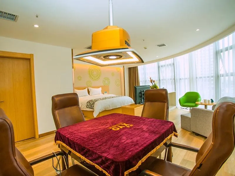 Bed in GreenTree Inn Tongchuan Yaozhou District New District Hospital Business Hotel