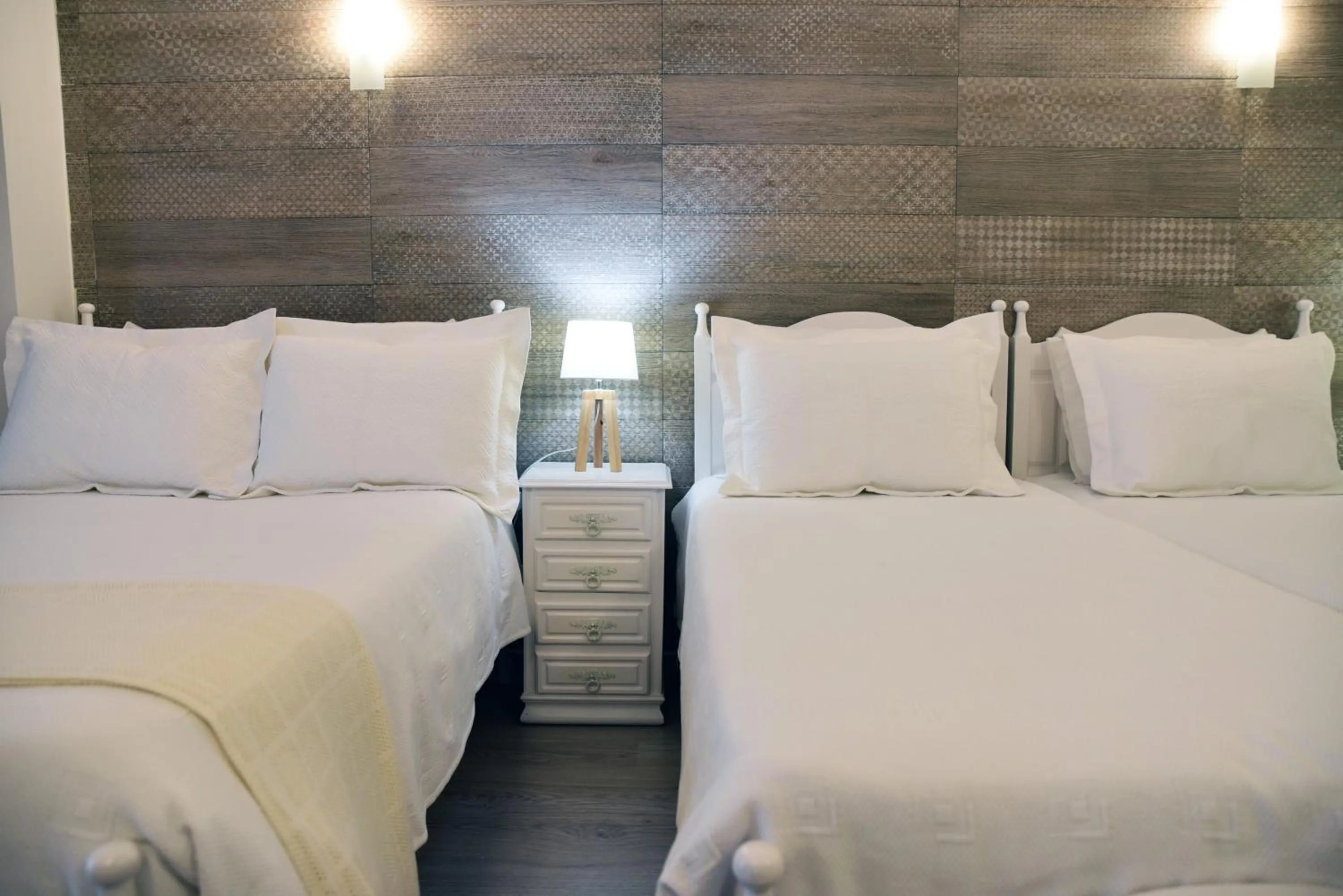 Bed in Hotel Visconde