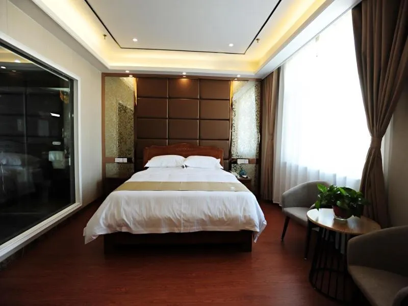 Bed in GreenTree Inn Baoding Qingyuan District Jianshe North Road Express Hotel