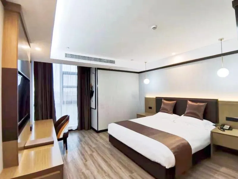 Bed in Gya Taizhou Jingjiang City South Century Plaza Hotel