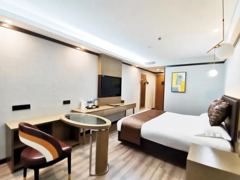 Bed in Gya Taizhou Jingjiang City South Century Plaza Hotel