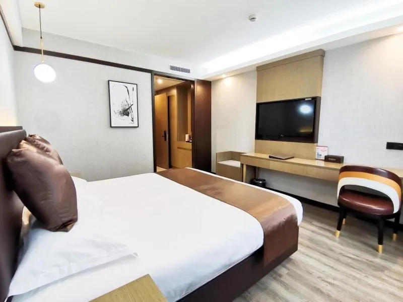 Bed in Gya Taizhou Jingjiang City South Century Plaza Hotel